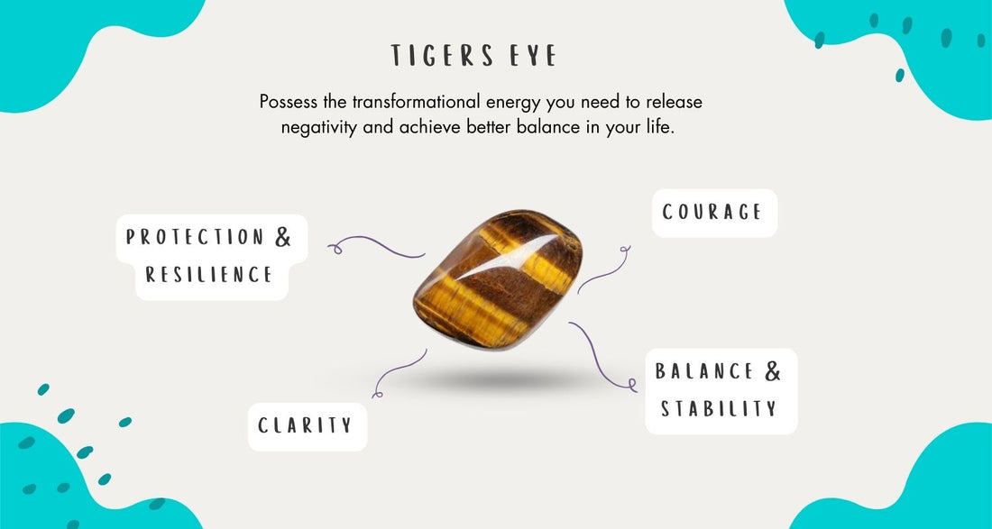 The meaning of Tigers Eye: Courage, Strength and Protection