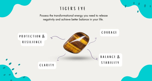 The meaning of Tigers Eye: Courage, Strength and Protection