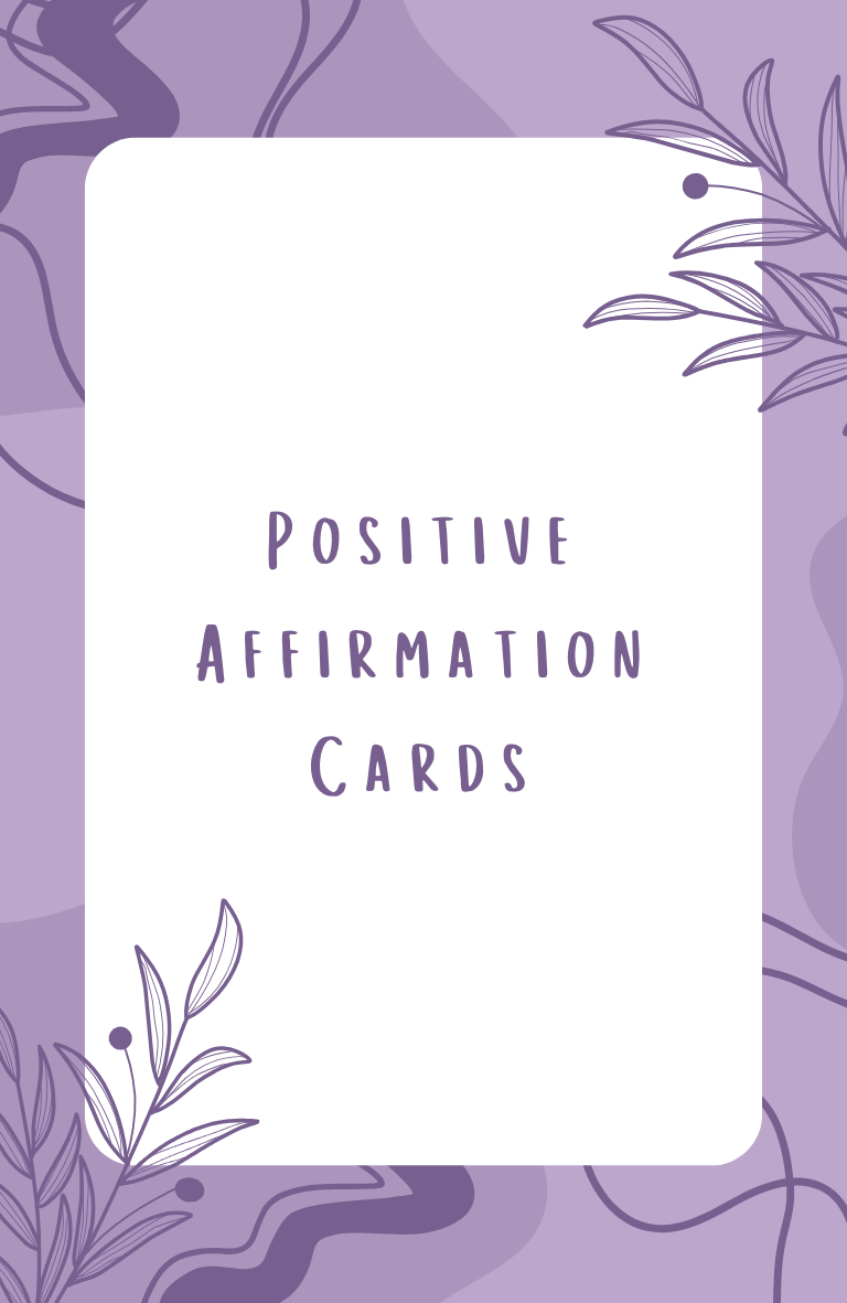 40 Positive Affirmation Cards Digital Download