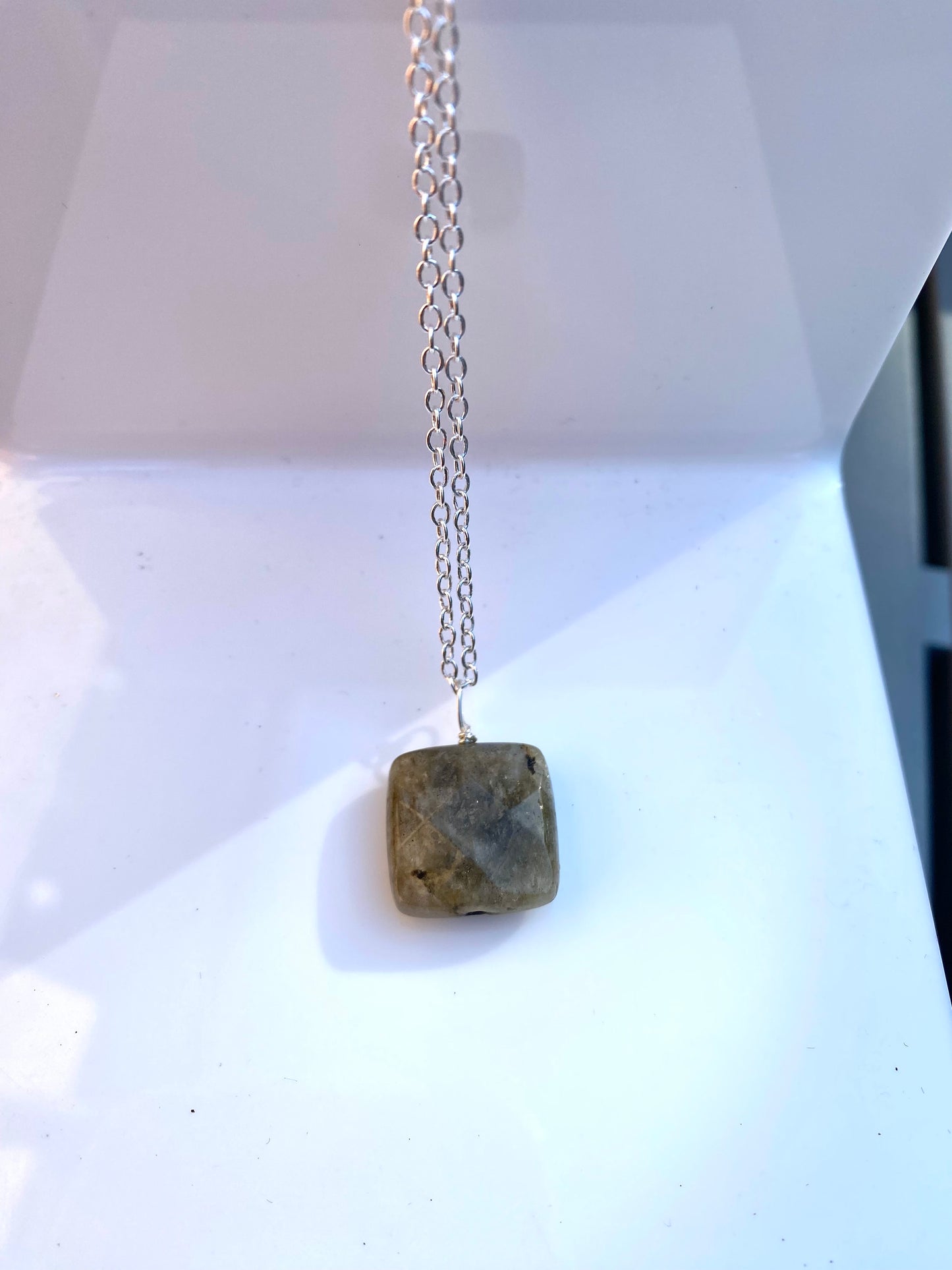 Labradorite Sterling Silver Necklace