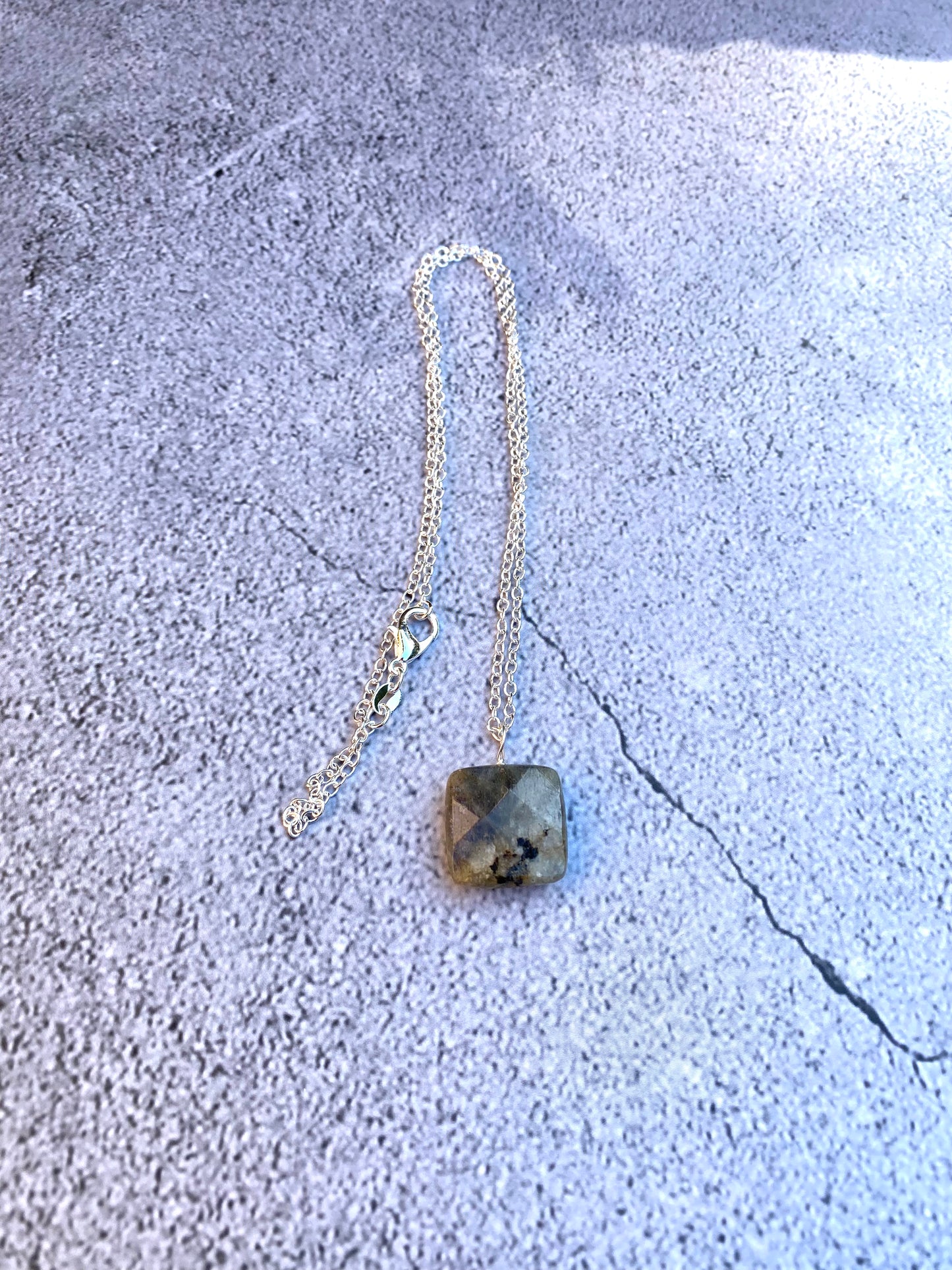 Labradorite Sterling Silver Necklace