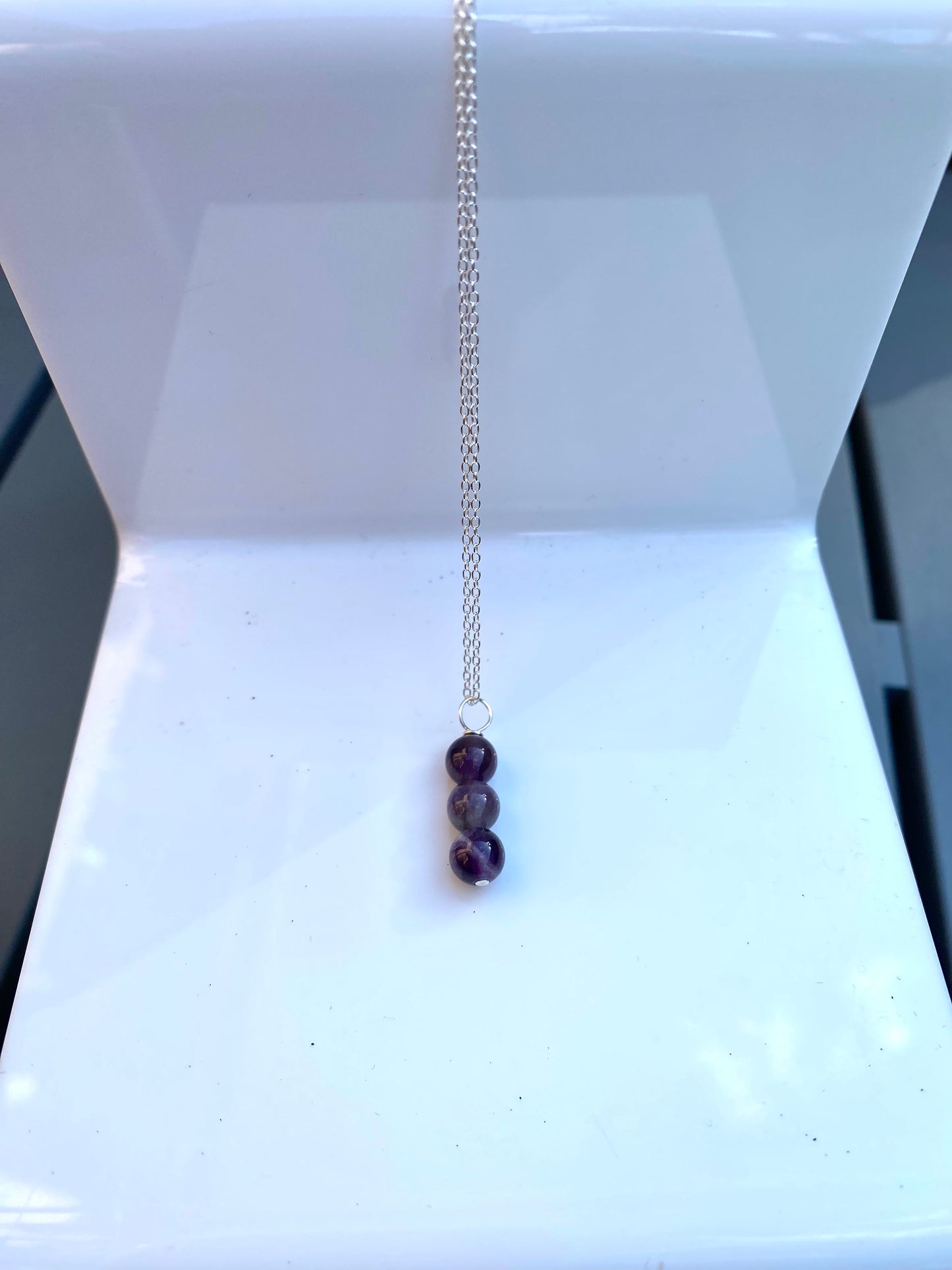 Amethyst Sterling Silver Necklace