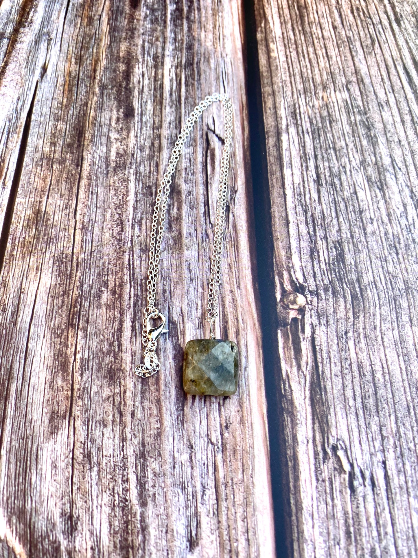 Labradorite Sterling Silver Necklace