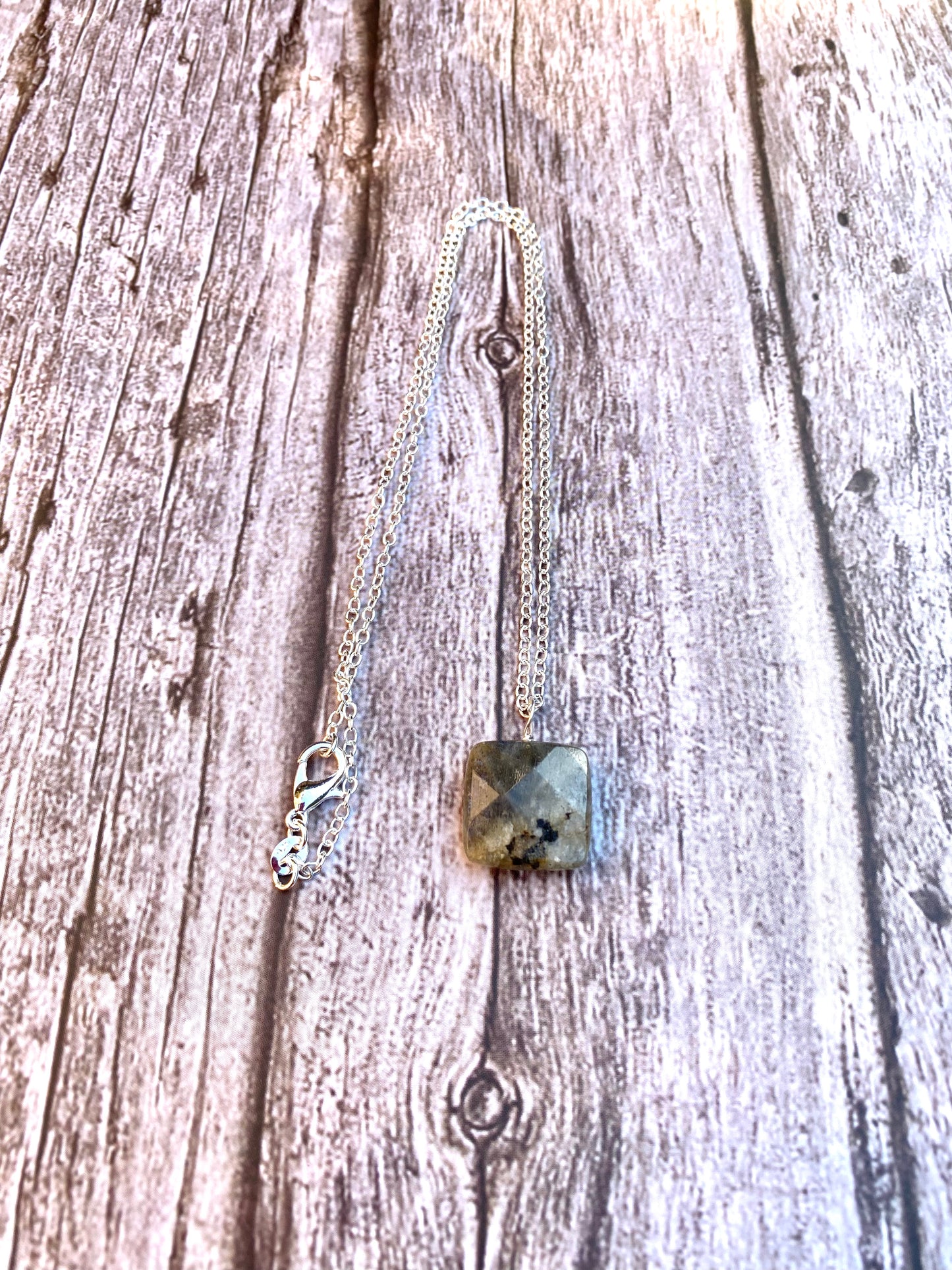 Labradorite Sterling Silver Necklace