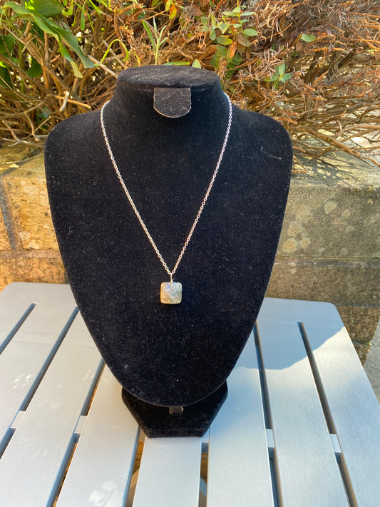 Labradorite Sterling Silver Necklace