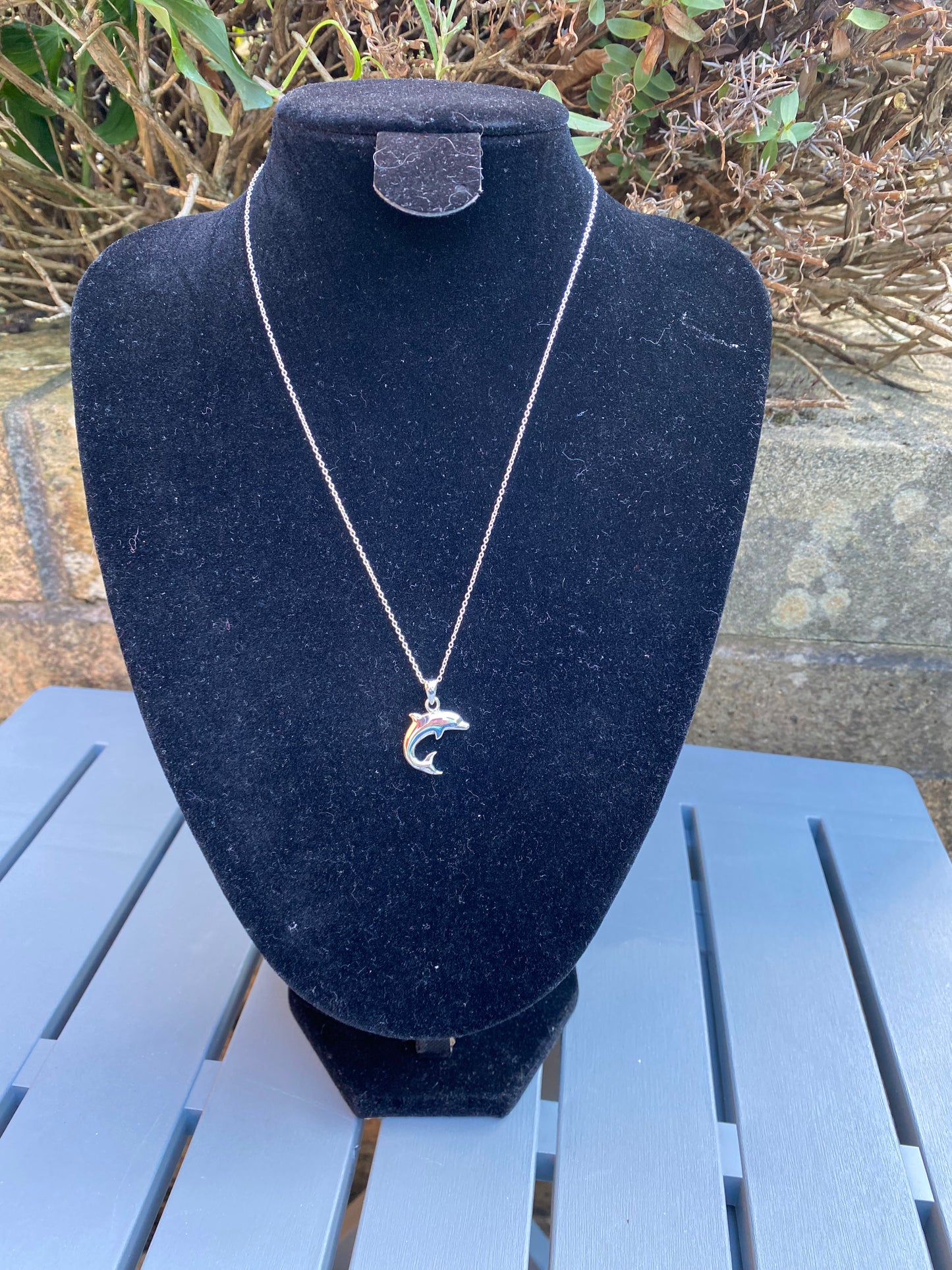 Dolphin Sterling Silver Necklace