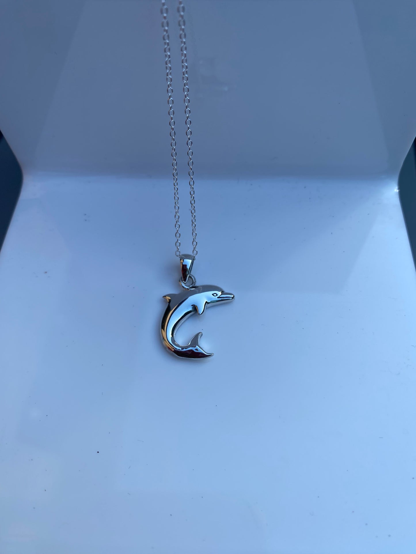 Dolphin Sterling Silver Necklace