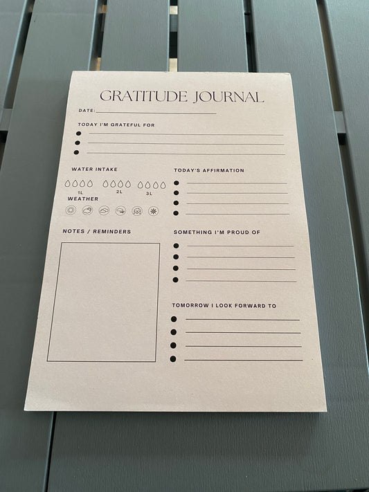 Gratitude Journal Pad