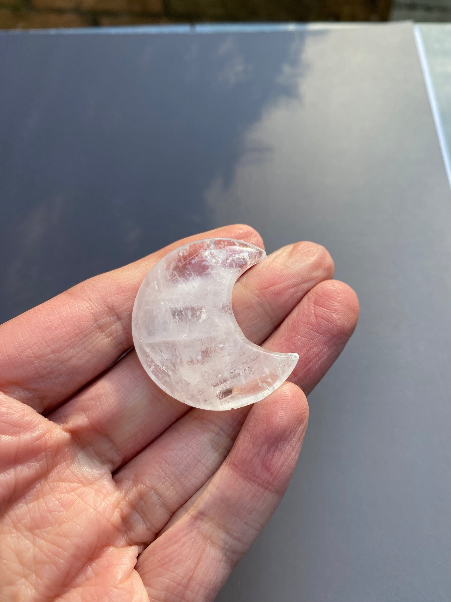 Clear Quartz Moon