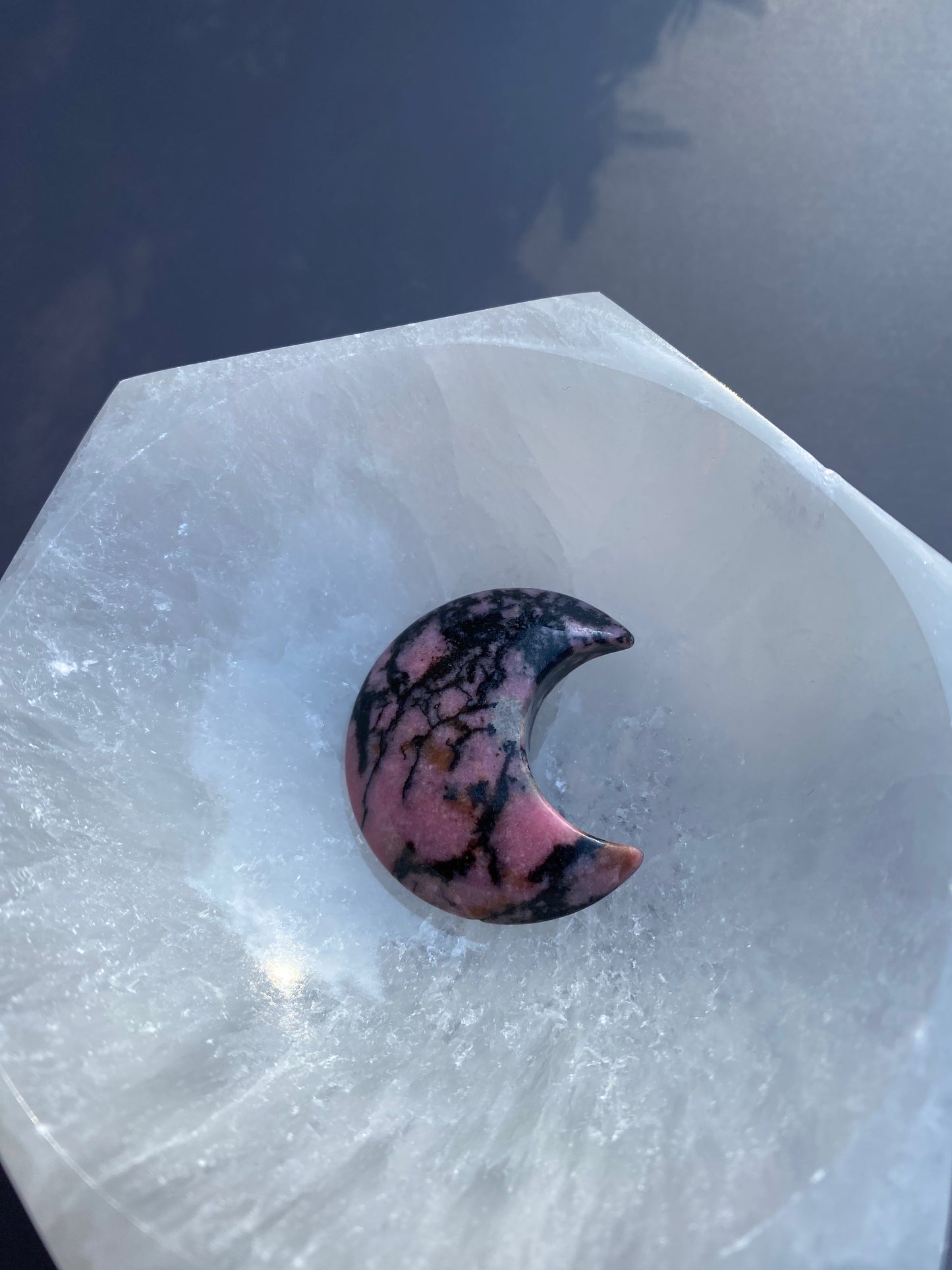 Rhodonite Moon