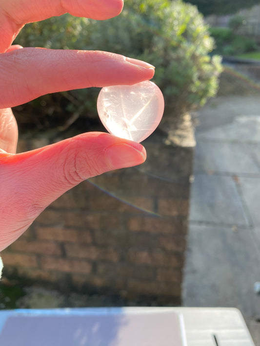 Rose Quartz Heart