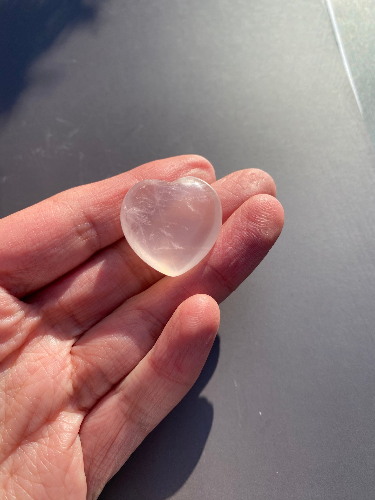 Rose Quartz Heart