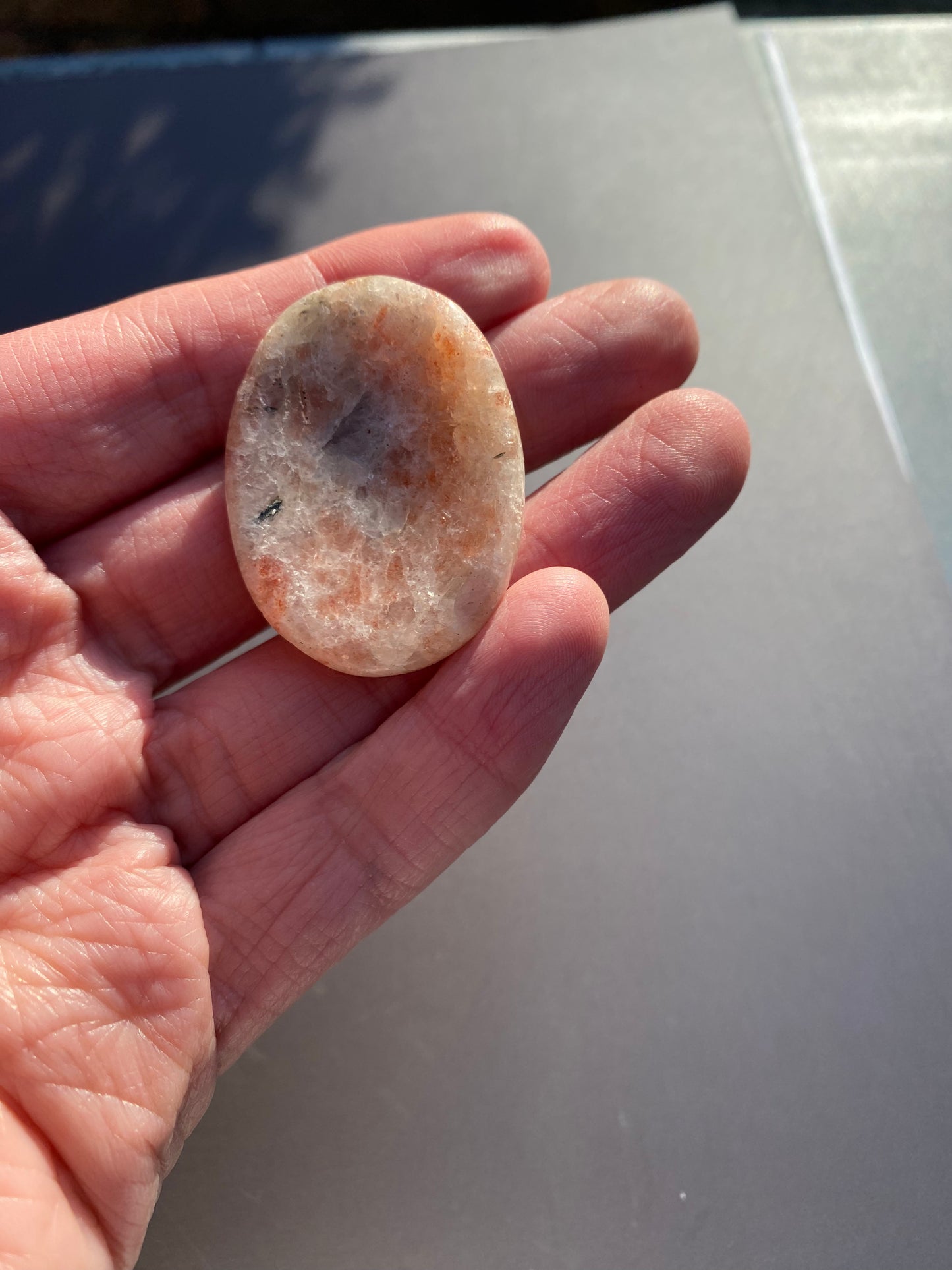 Sunstone Worry/Thumb Stone