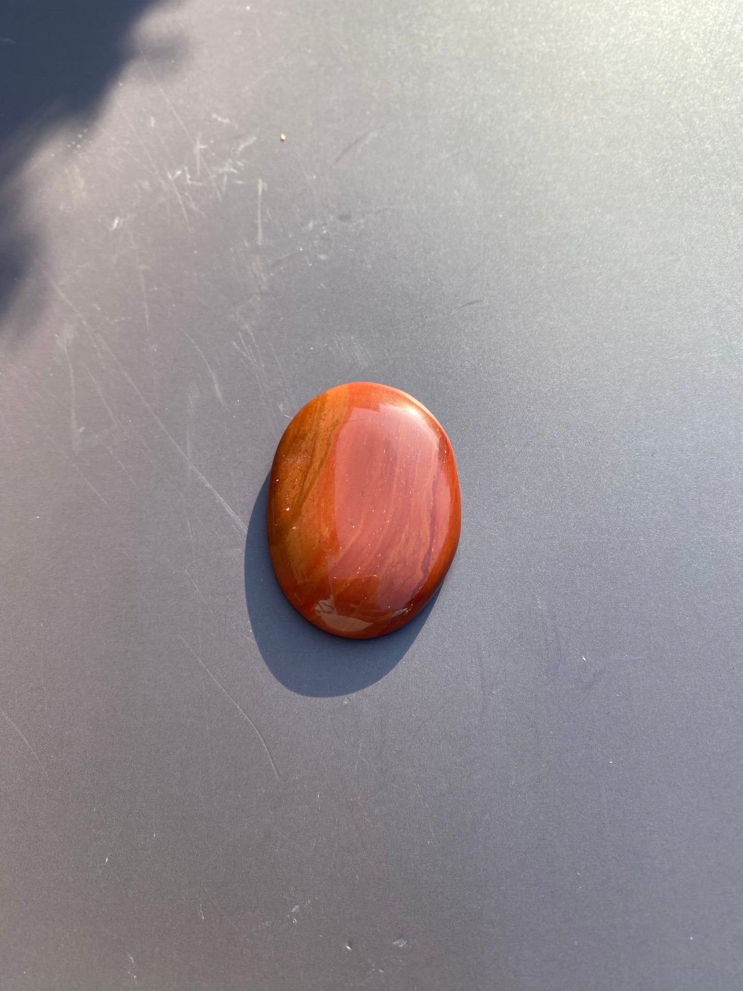 Red Jasper Worry/Thumb Stone