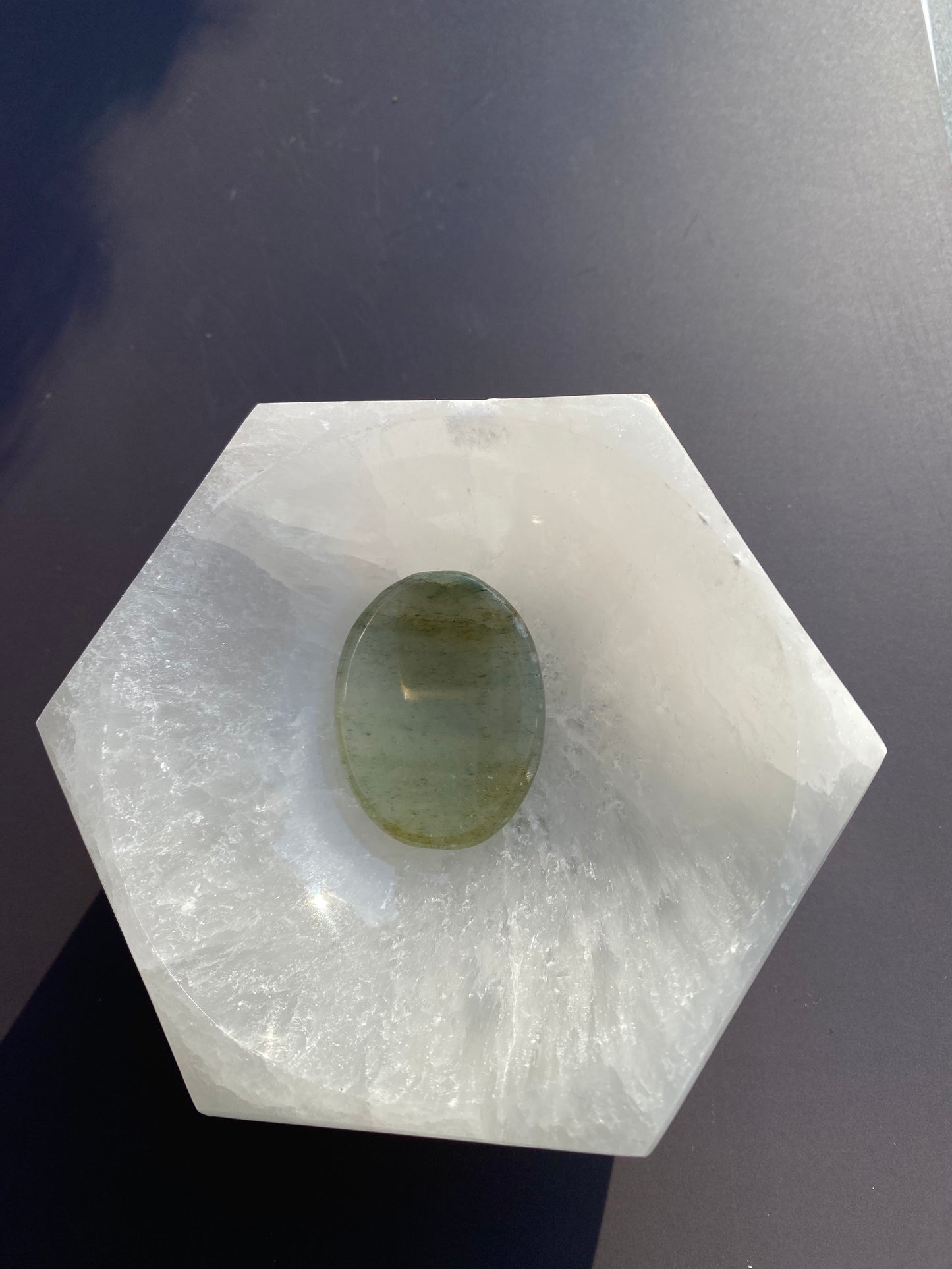 Green Aventurine Worry/Thumb Stone