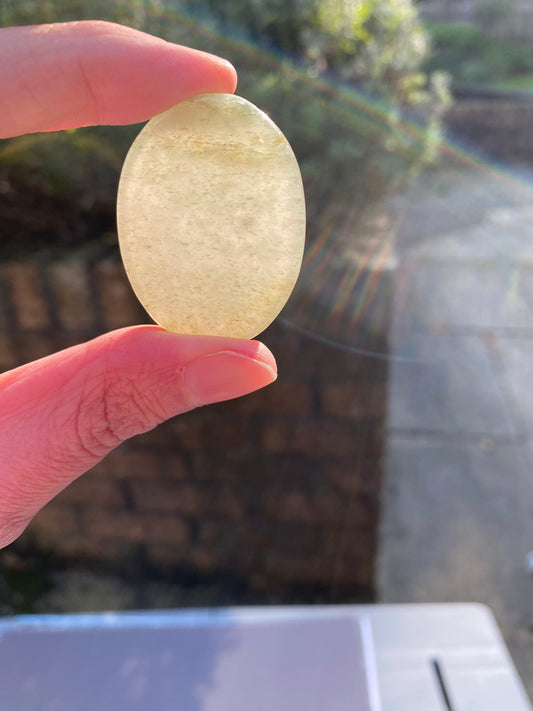 Green Aventurine Worry/Thumb Stone