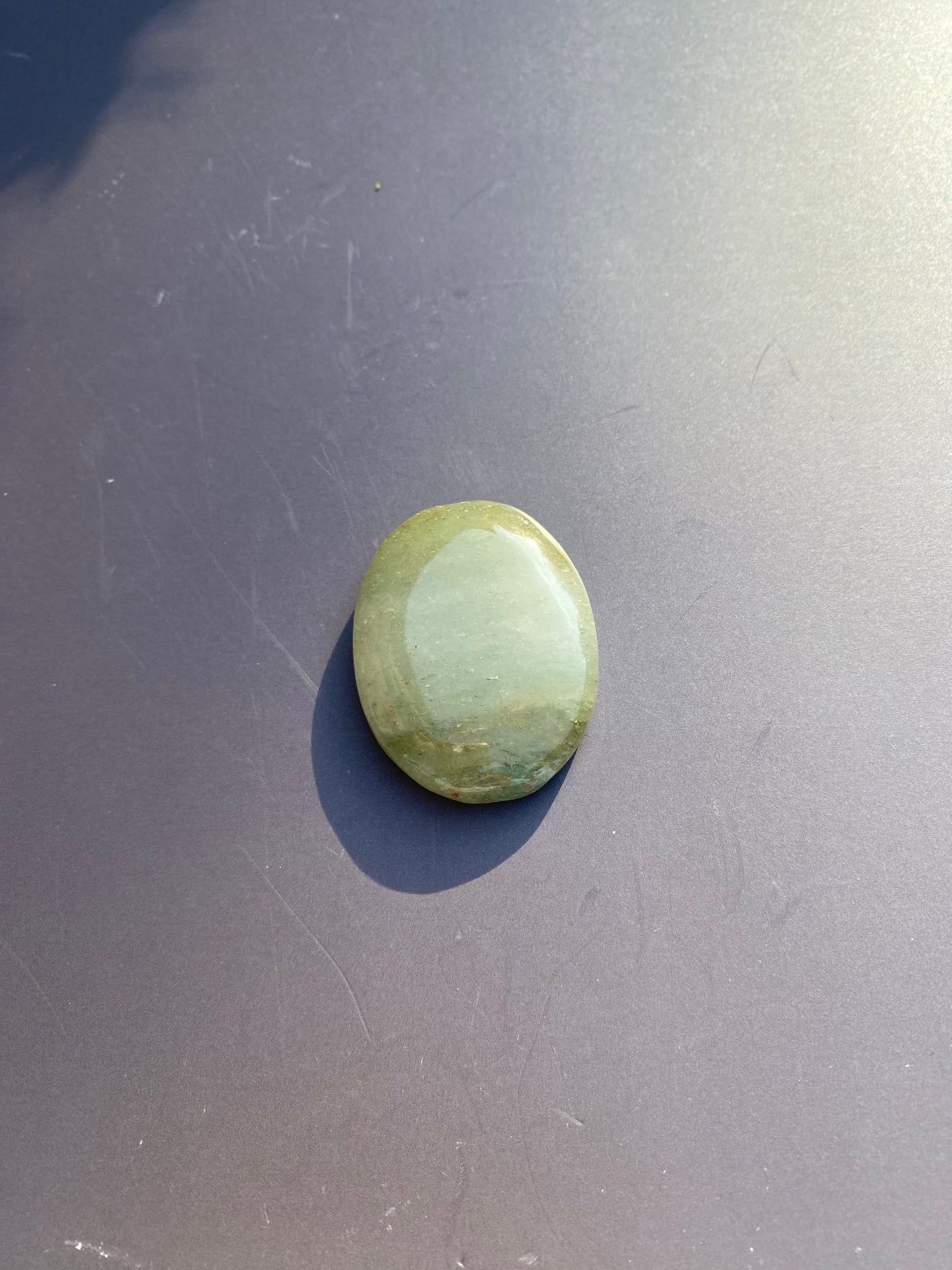 Green Aventurine Worry/Thumb Stone