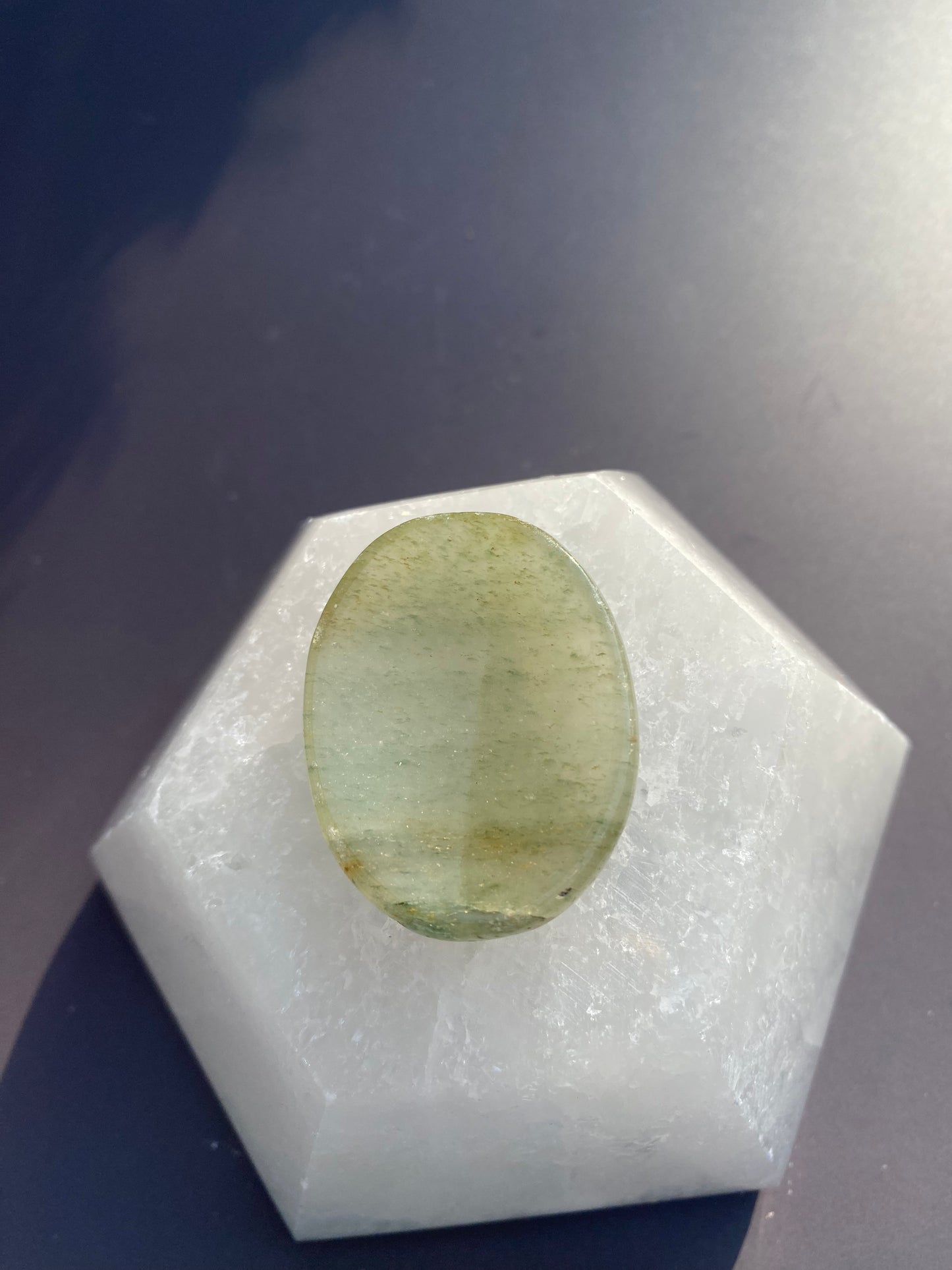 Green Aventurine Worry/Thumb Stone