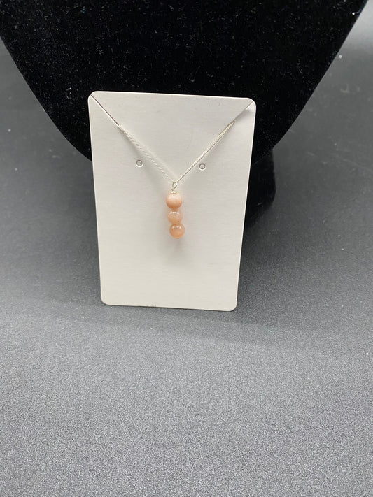 Sunstone Sterling Silver Necklace