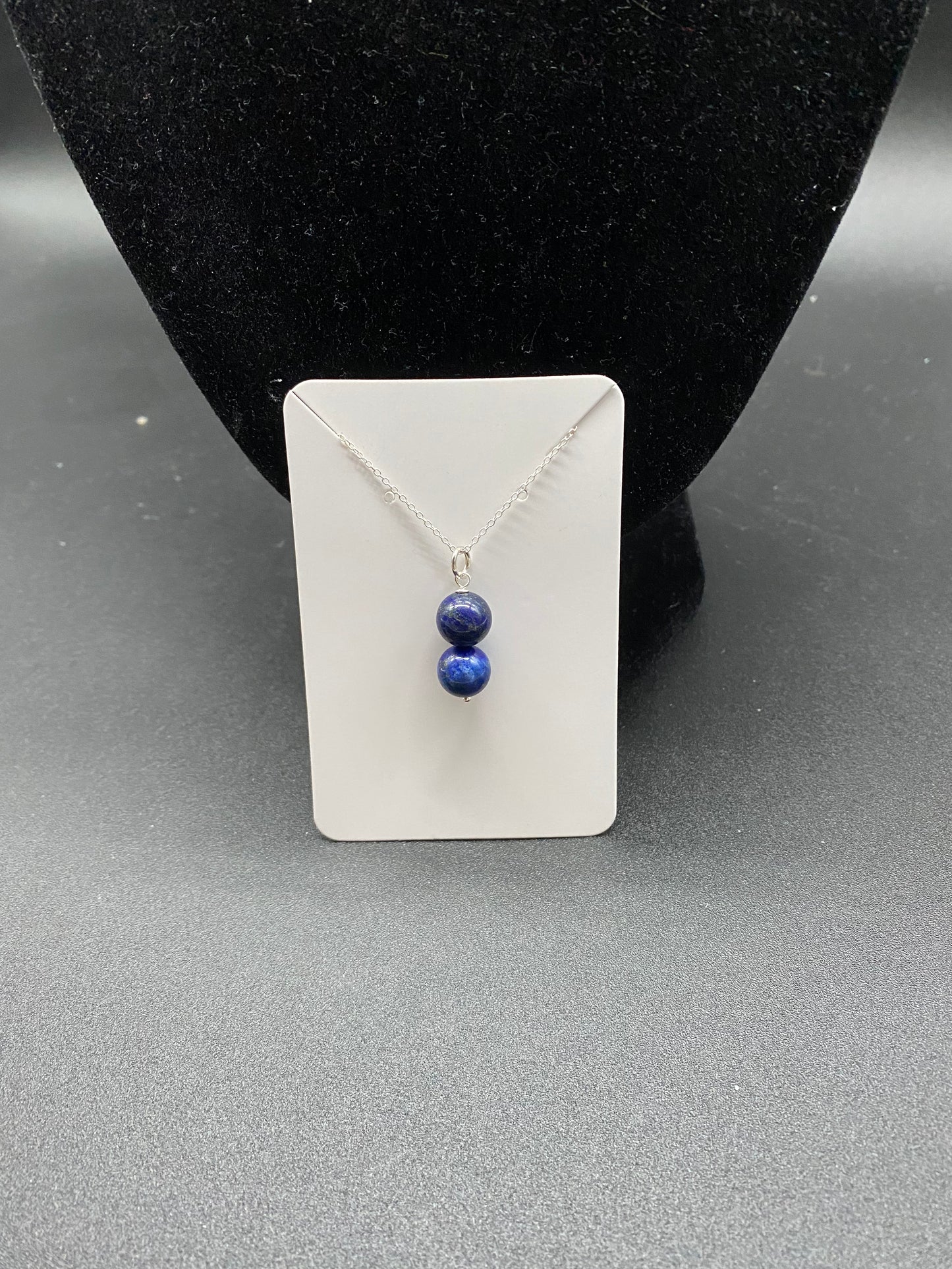 Lapis Lazuli Sterling Silver Necklace