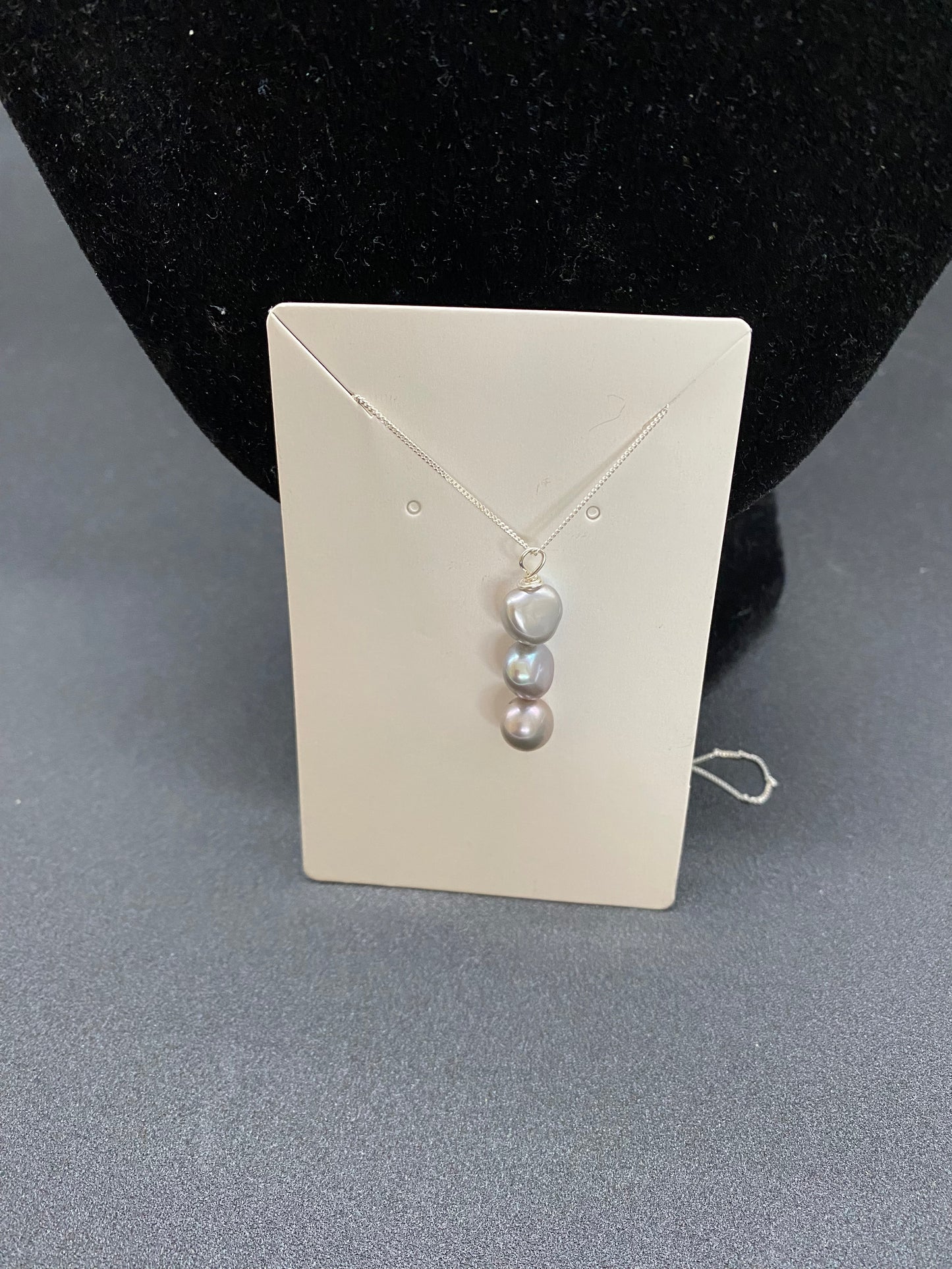 Silver Cultured Pearl Sterling Silver Necklace